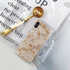 Luxury Gold Foil Marble Case For iPhone