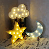 Lovely Cloud Star Moon LED 3D Lights