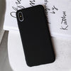 Solid Color Silicone Couples Cases For iPhone