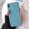 Solid Color Silicone Couples Cases For iPhone