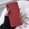 Solid Color Silicone Couples Cases For iPhone