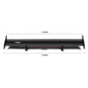 43.3" Aluminum Black Rear Spoiler